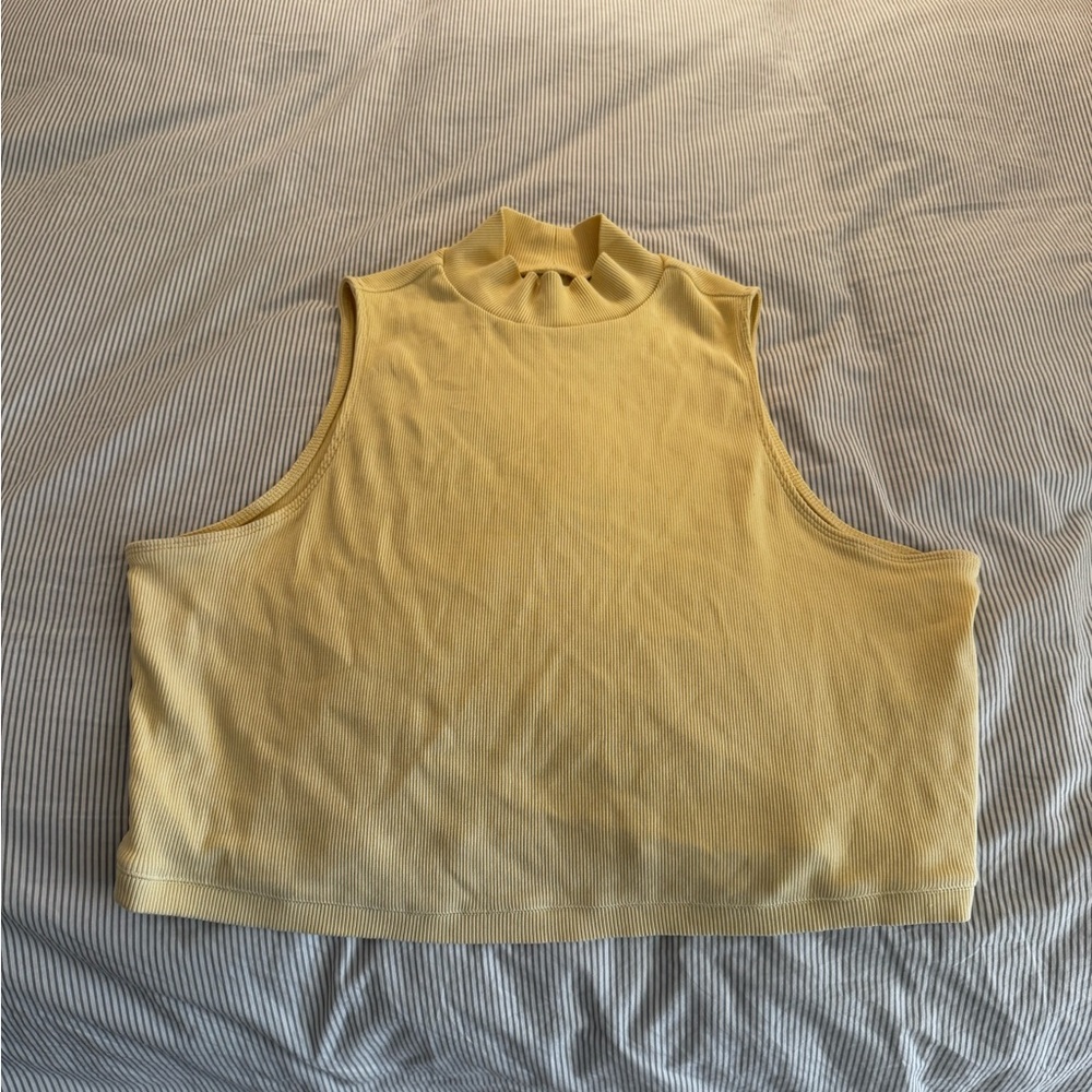 Everlane Yellow Sleeveless Tank Top